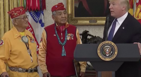 Trump Makes “Pocahontas” Crack at Elizabeth Warren During Event Honoring Native Americans
