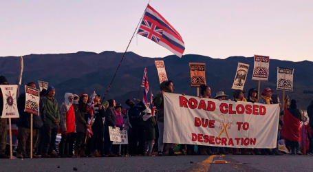 Native Hawaiians Protesting Construction on a Sacred Mountain Prepare “For the Long Haul”