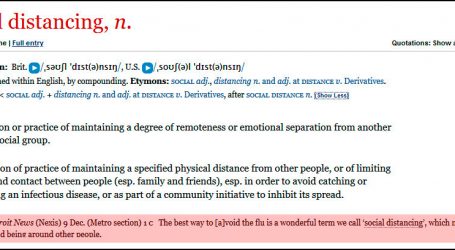 Who Invented the Phrase “Social Distancing”?