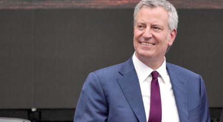 Hey, Have You Seen This Clip of Bill de Blasio Talking to a Compost Bin?