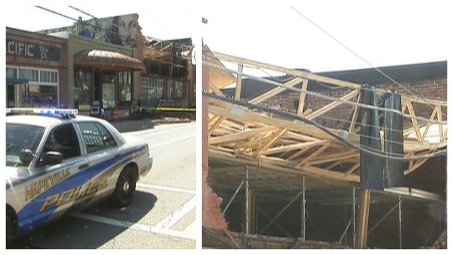 Worker injured in Hapeville roof collapse