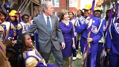 George W. Bush Visits New Orleans 10 Years After Katrina