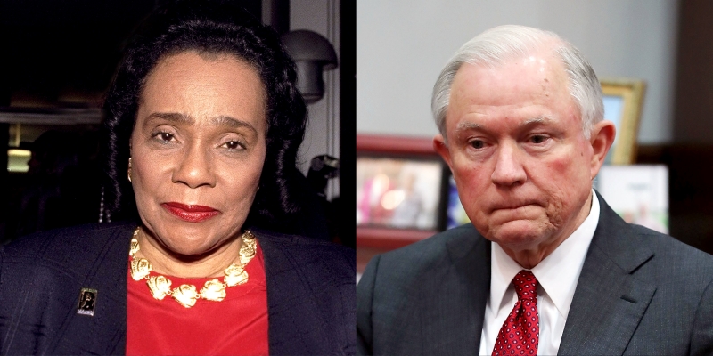 Letter By Coretta S. King Blasting Jeff Sessions Is Missing
