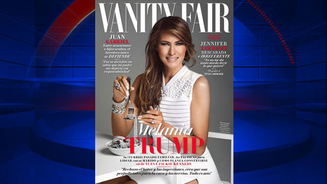 Melania Trump appears on cover of Vanity Fair Mexico's Feb. issue