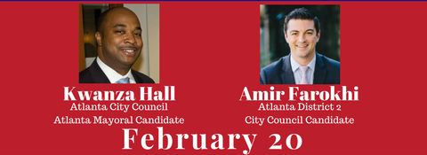 Newsmakers Live! Presents: Kwanza Hall, Atlanta Mayoral Candidate & Amir Farokhi, Atlanta District 2 City Council Candidate – February 20th, 2017