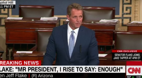 Jeff Flake Just Delivered the Most Impassioned Rebuke of Donald Trump