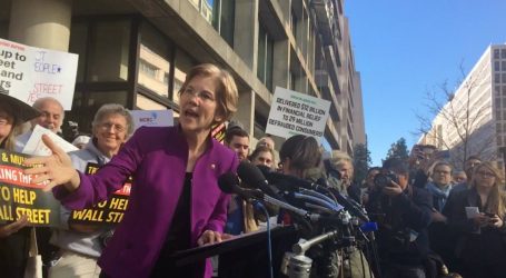 Elizabeth Warren is Taking Her War with Donald Trump to the Streets