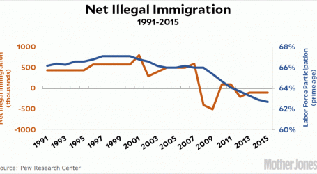 Is Illegal Immigration Responsible for the Decline in Labor Force Participation?