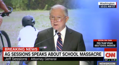 Jeff Sessions Just Tried to Blame Florida School Shooting on Gang Violence