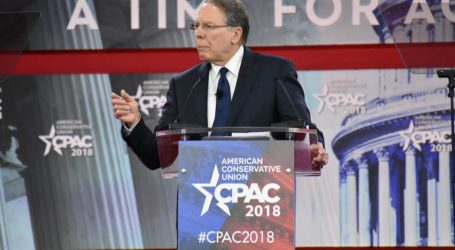 The Day After Teens Poured Their Hearts Out, NRA’s LaPierre Deflects, Rages and Filibusters.