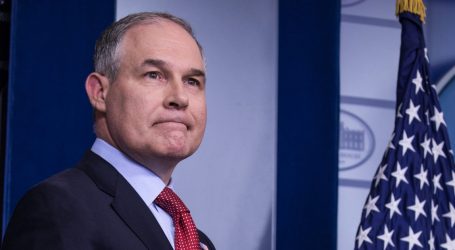 Why Does Scott Pruitt Need a Bulletproof Desk, a Bulletproof Car, and $3 Million in 24/7 Security?