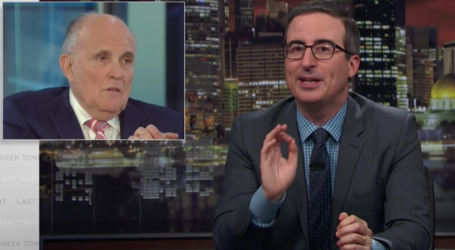 John Oliver Explains What the Hell Has Happened to Rudy Giuliani