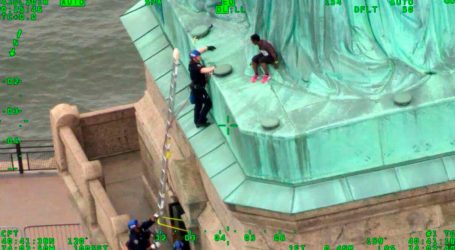 Statue of Liberty Climber Speaks Out Against Trump Immigration Policy