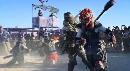 At a Desert Festival, Costumed Campers Show Off Their Apocalypse Survival Skills
