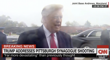 Trump Says Synagogue Shooting Could Have Been Prevented With “Armed Guards”