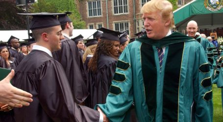 Trump Once Told Students to Never Let a Wall Get in Their Way