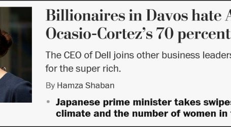 BREAKING: Davos Billionaires Hate High Taxes