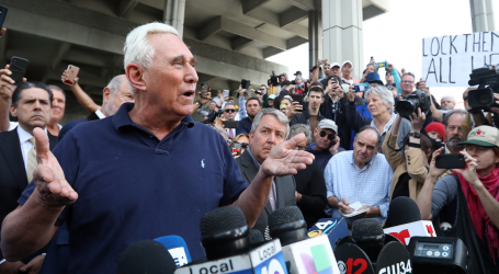 Watch Roger Stone Chant “Lock Her Up”