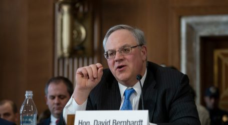 Interior Nominee’s Swampy Industry Ties Take Center Stage at Confirmation Hearing