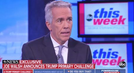 Former Rep. Joe Walsh Just Made It Official: He’ll Challenge President Trump for the Republican Nomination