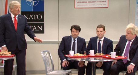 This Week, World Leaders Laughed at Trump. Yesterday, Saturday Night Live Joined in.