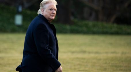 Trump Blames the Wind for Super-Viral Photo But Says His Hair Still Looks Good