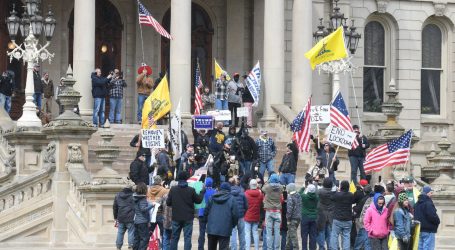 Armed Protesters Stormed the Michigan Statehouse This Afternoon