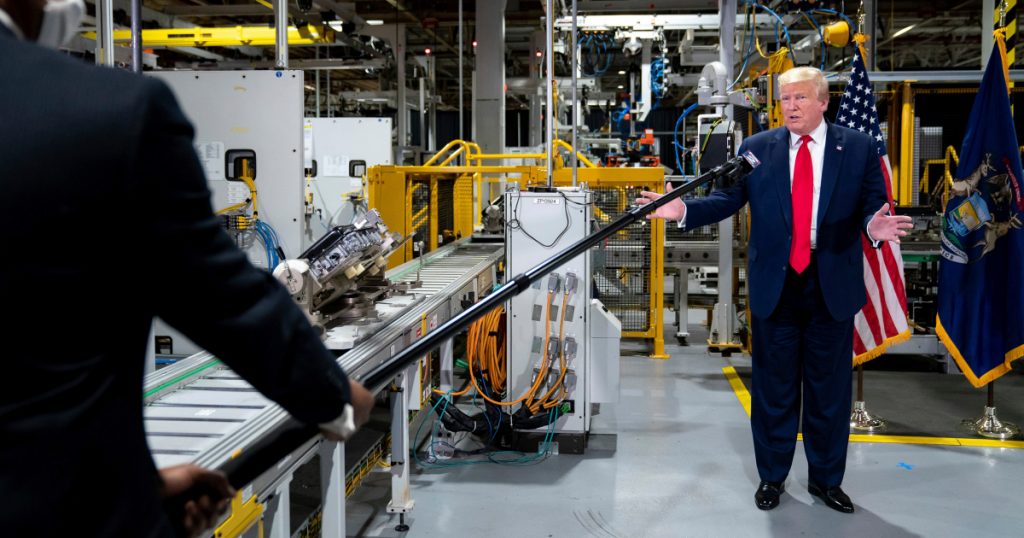 “a-petulant-child-who-refuses-to-follow-the-rules”:-michigan-ag-slams-trump-for-maskless-ford-plant-tour