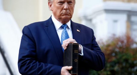 Oops—Trump Brought the Wrong Bible to His Church Stunt