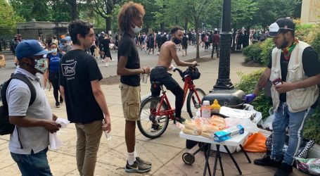 Hot Dogs, Medical Supplies, and Goggles—The DC Streets Are Filled With Donations for Protesters