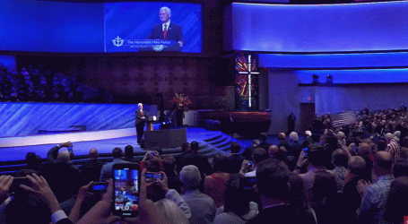 As COVID-19 Surges in Texas, Pence Visits a Dallas Megachurch