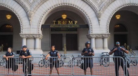 Trump Hotel Tells People to Wear Masks. But Its Owner Won’t.