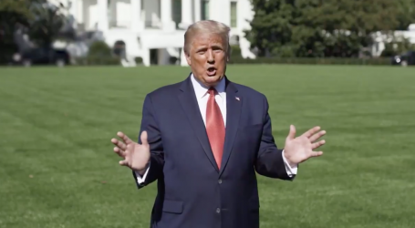 Did Donald Trump Record His Latest Twitter Video in Front of a Green Screen?