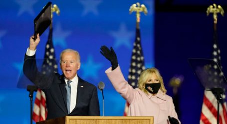 Joe Biden Says “We Feel Good About Where We Are” in His Election Night Speech