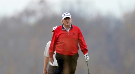 As World Leaders Meet to Talk Pandemic, Trump Checks Out and Hits the Links
