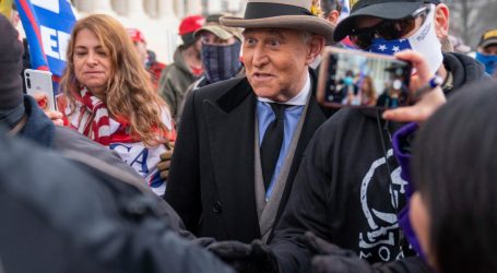 Oath Keepers Who Guarded Roger Stone Stormed the Capitol