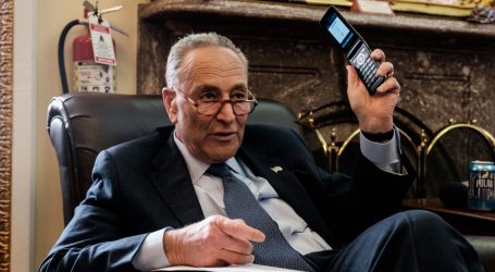 How Does Chuck Schumer Keep Democrats Together? A Flip Phone.