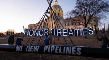 Activists are Protesting a Pipeline. A DHS Helicopter Blasted Them With Debris.