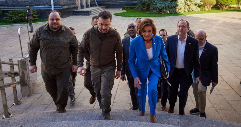 pelosi-vows-unwavering-support-for-ukraine-in-unannounced-meeting-with-zelensky