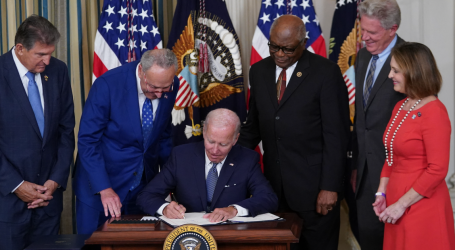 Biden’s Inflation Reduction Act Is Now Law, Bringing Historic Changes to Climate Fight and Health Care Costs