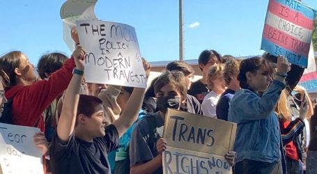 Thousands of Virginia Students Walk Out to Protest Youngkin’s New Anti-Trans Proposals