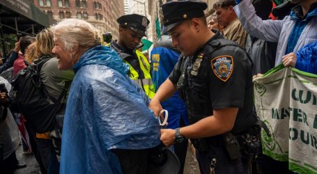 Climate Protesters Arrested en Masse at Federal Reserve Bank