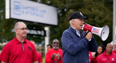 “Folks, Stick With It”: Biden Becomes the First US President to Visit a Picket Line