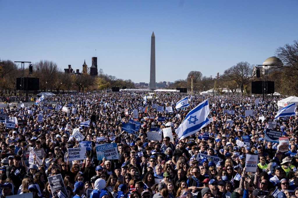 as-‘march-for-israel’-draws-crowds-to-dc.,-congressional-leaders-vow-continued-support