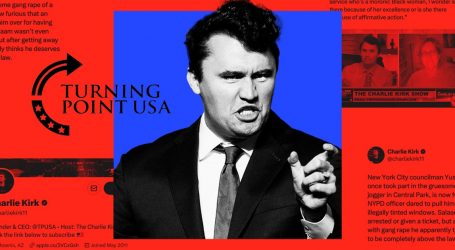 Charlie Kirk Doesn’t Really Seem to Mind White Nationalism