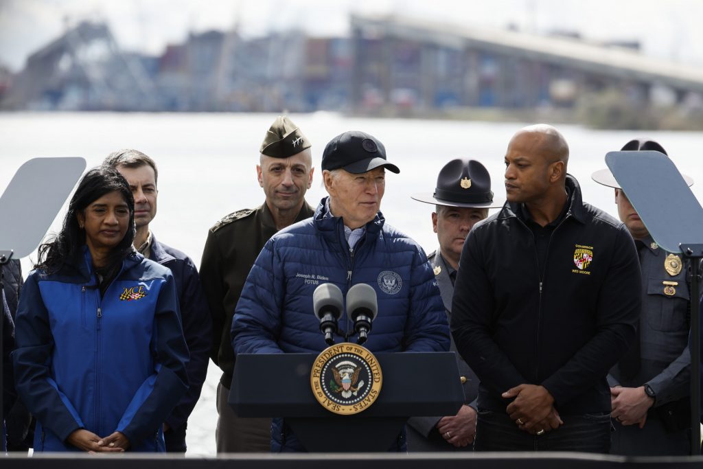 in-maryland-appearance,-biden-pledges-federal-support-to-rebuild-collapsed-bridge