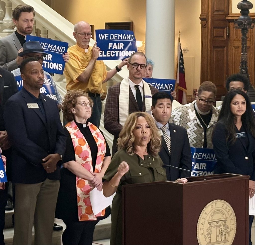 congresswoman-lucy-mcbath,-other-dems-call-for-removal-of-trump-loyalists-on-georgia-election-board